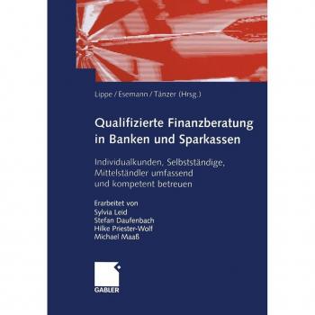 Qualifizierte Finanzberatung in Banken und Sparkassen