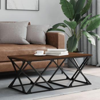 Coffee Table Black 100x49x40 cm vidaXL Engineered Wood