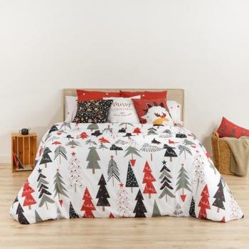 Funda Nórdica Navideña Multicolor 100% Algodón para Cama de 135 (220x220 cm)