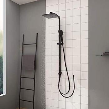 Doccetta da bagno CECIPA 23×23 – Nero senza miscelatore