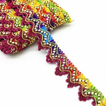 25mm Color Lace Ribbon Trims for DIY Sewing Garments