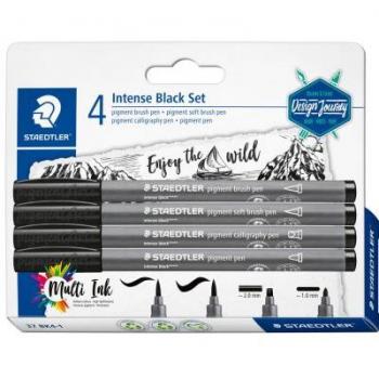 Set di Pastelli Nero Intenso Staedtler 4 Pezzi