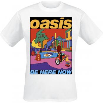 Oasis Herren‑Trikot „Be Here Now Colour“ – Weiß, S-4XL