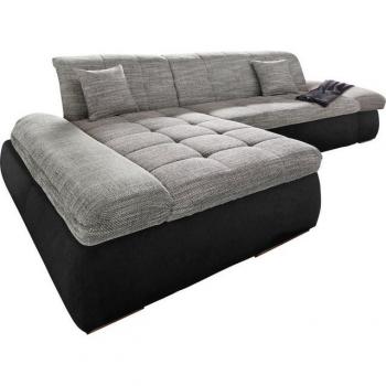 Moric Ecksofa im XXL-Format mit feiner Steppung