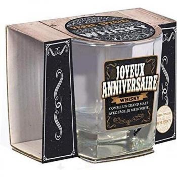 Verre à Whisky Personnalisé Anniversaire