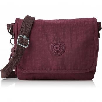 Kipling Nitany, Sac bandoulière femme, Violet (Dark Plum), 24.5x18x6 cm