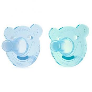 Soothie Bear 2-Pack, Green/Blue – 0-3 Months