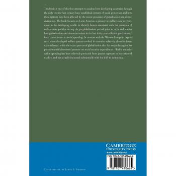 The Political Economy of the Welfare State in Latin America: Globalization, Democracy, and Development