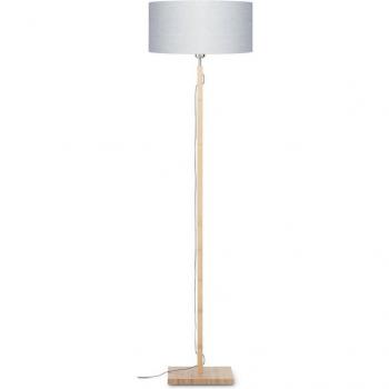 Good&Mojo Fuji stojací lampa se světlem a bambusovým stínidlem