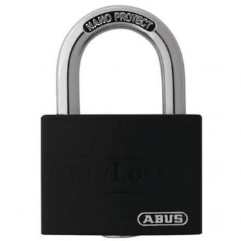 Abus Lucchetto T65AL/40 nero, corpo in alluminio 43 mm – chiavi identiche
