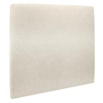 Prestige Literie tête de lit tapissée tissu beige clair