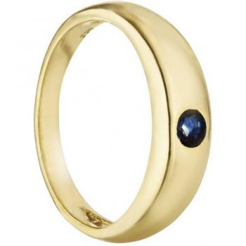 Damen‑Schmuckanhänger Taufring JOBO – Gelbgold 333, Safir