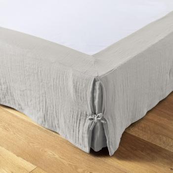 Cache-sommier 90x190 cm en gaze de coton Nuage