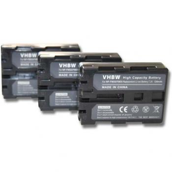 Batteries compatibles Sony DCR‑TRV 3‑packs – 1400 mAh, Li‑Ion