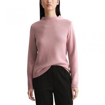 Marc O'Polo Slim Fit Strickpullover aus hochwertiger Baumwolle mit feinem Linksstrick, Größe M