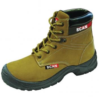 Beige Cougar Safety Boots – Size 12 (SCA)