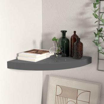Étagère d'angle Prolenta Premium en gris brillant
