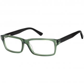 Armazón de Gafas Verde Rectangular con Montuta Completa – SmartBuy