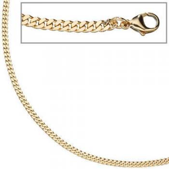 Jobo Damen Panzerkette 333 Gelbgold massiv 3,3 mm 50 cm