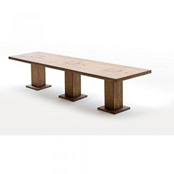 Viktiga trämatbord 400×120×76 cm