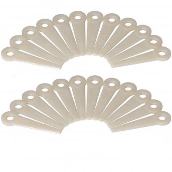 Lames de Tondeuse en Plastique 24pcs pour Stihl Polycut