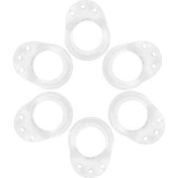 Amortiguador de puerta de gel de sílice, 6 uds., protector de muebles