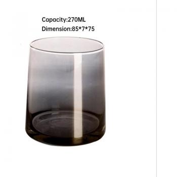 Amber and Gray Juice Glass