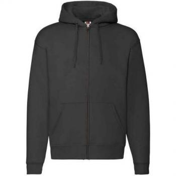 Sudadera Unisex de Larga Duración Fruit of the Loom con Capucha y Cremallera Total
