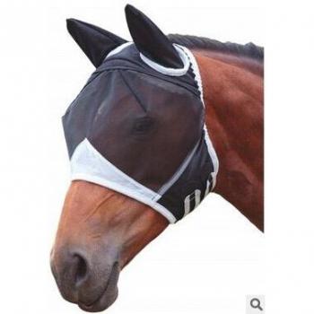 Masque maille avec oreilles pour cob et poney, S M L