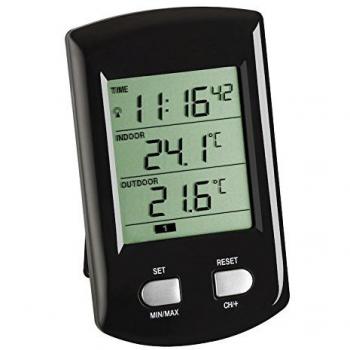 TFA Dostmann Funk-Thermometer Ratio, 30.3034.01, erweiterbar auf drei Sender