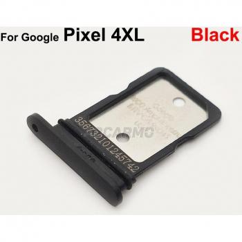 Aocarmo Black SIM Card Tray for Google Pixel 4 / 4 XL Replacement