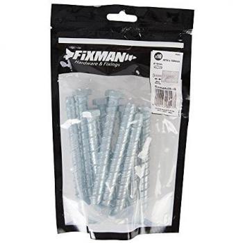 Fixman 992631 Masonry Screws M10 x 100mm (Pack of 10)