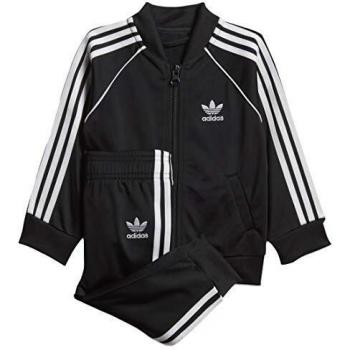 Black & White Adidas Superstar Junior 3-4A