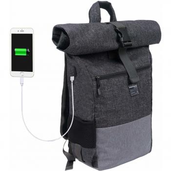 EverVanz Universeller Rucksack – Laptop‑Fach, Wasserdicht, USB‑Port