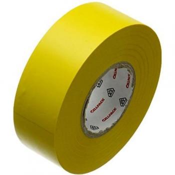 Ruban PVC isolant Cellpack, No. 128, 25m x 25mm x 0,15mm, jaune
