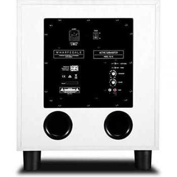 Wharfedale SW‑15 Bass Box 850 W intégrée – finition blanche