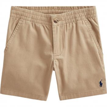 Pantaloni corti beige per bambino Ralph Lauren in cotone