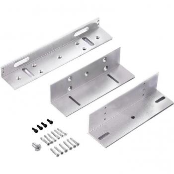 ZL Inward Door Electric Magnetic Lock Bracket 280Kg/600Lbs Holding Force