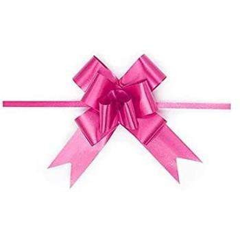 5cm Hot Pink Ribbon Pull Bows (Shatchi) – 60-Pack