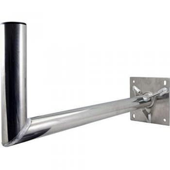 Fixation SKT WH600 pour antenne satellite murale 60 cm en aluminium