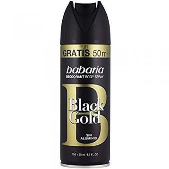 Babaria Desodorante Body Spray Black Gold Men 200ml