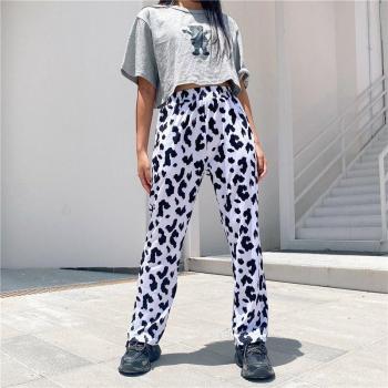 Moda QWEEK Pantalones sueltos de Vaca