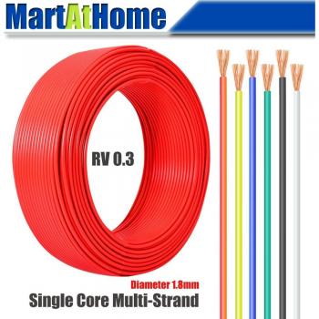 1 Meter RV 0.3 Single Core Electrical Wire for DIY Equipment