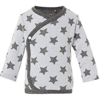 Camiseta de manga larga Noppies U Tee Ls Kes Allover Star para bebé gris