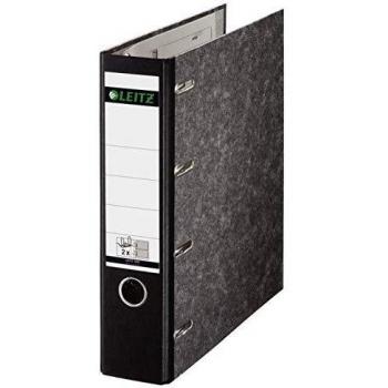 Leitz 180 Double Lever Arch File 80mm Black Pack of 5 10920000 LZ48319