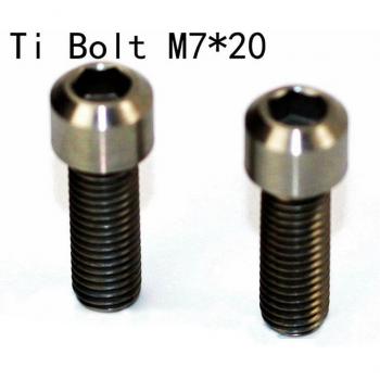 Lightweight Titanium M7x20 Screw