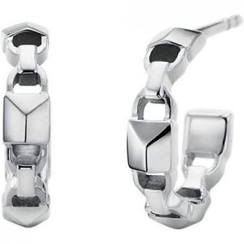 Damen‑Ohrringe Michael Kors – Mercer‑Link – 925 Silber, rhodiniert (MKC1013AA040)