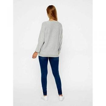 Noisy May Maglione Ship O-neck XL Grigio Chiaro Melange