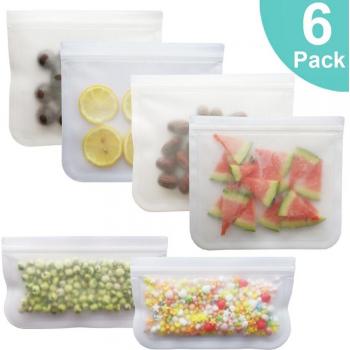 12Pcs Frosted PEVA Food Preservation Bags