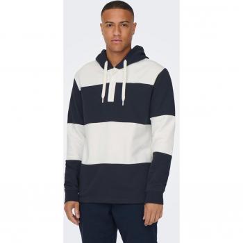 Sudadera Only & Sons de rayas con capucha para hombre
